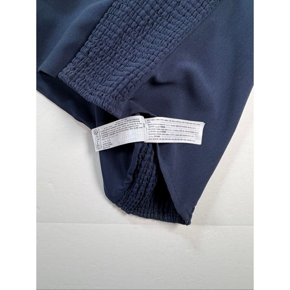 Abercrombie & Fitch Corset Top Navy Blue Co-Ord Size XL Structured Adjustable - Picture 12 of 12